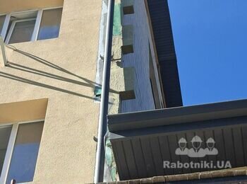 Фасадні роботи на висоті
