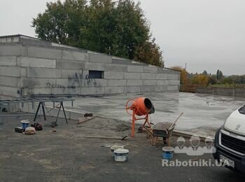 Склад с фбс блоків 200 квадратів і дах 230 метрів