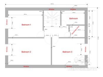 Дом из газоблока 8х11 метра (высота потолка 2,8м)