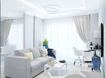 Перш за все цікавлять малярні роботи, вкл. штукат, фарб, шпалери