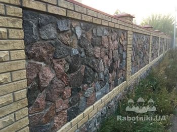 Нужно построить забор из камня (бута) КИЕВ