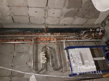 Укладка плитки в санузле 30 м.кв