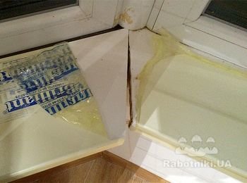 Доделать подоконник. Отрегулировать металлопластиковые окна
