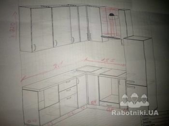 Нужно сделать кухню МДФ крашенный