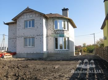 Водосточка и подшивка, частный дом, Троещина