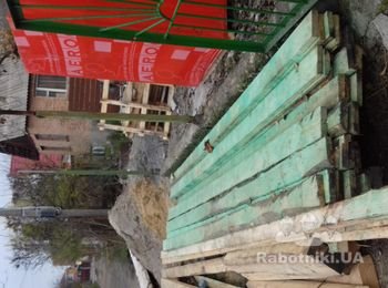Траншея под фундамент забора + демонтаж старого фундамента