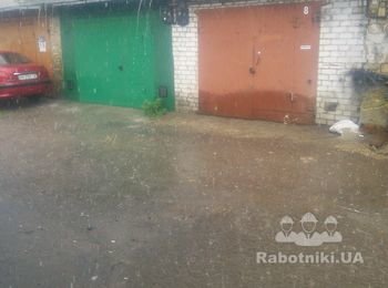 Газоблок клас 1 этаж гаража, стропила, профнастил, Киев Позняки.