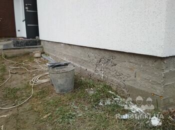 Штукатурка цокаля под клинкерную плитку