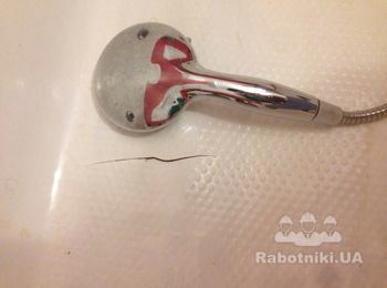 Устранить трещину в акриловой ванной