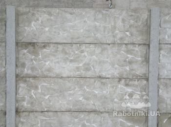 Установка бетонного наборного забора 200 м.п.