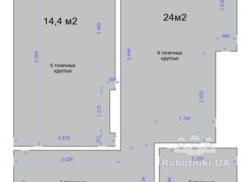 Натяжной потолок 42 м2