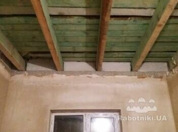 Монтаж направляющего потолочного профиля (75 м. пог.)