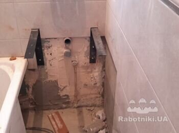 Немного монтажных и сантехнических работ в ванной (Кардачи)