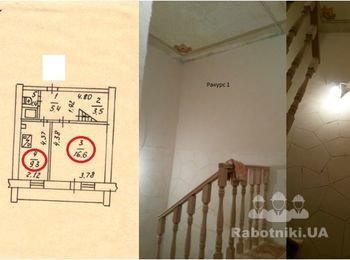 Натяжна стеля близько 61м2, Троєщина