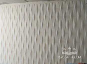 Необходимо доделать гипсовые панели