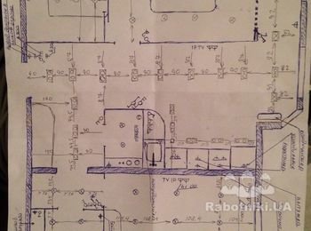 Электромонтажные работы квартиры 70кв под ключ