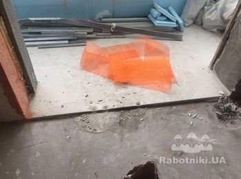 Частичный демонтаж стяжки
