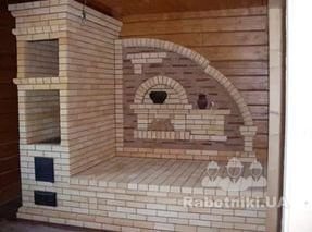 Печь с духовкой и лежанкой