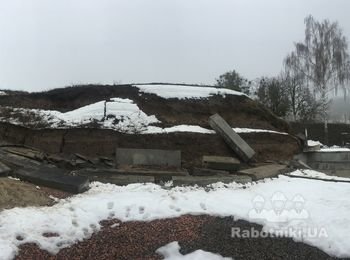 Строительство опорной стены