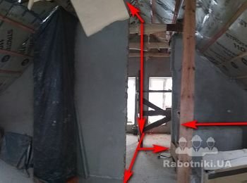 Подшивка гипсокартоном + Прергородки