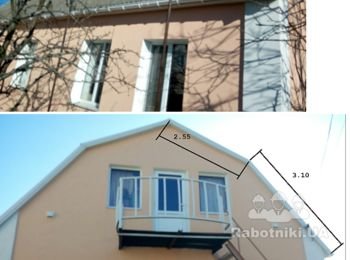 Замена шифера на металлочерепицу