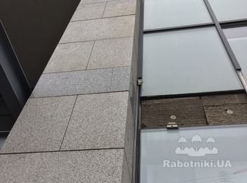 Демонтаж Монтаж откосов с гранита .Вент Фасад