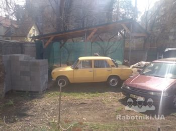 Смотровая яма 5м*2м*1м из шлакоблока
