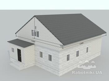 Крыша на дом (демонтаж старой - постройка новой)