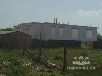 Перекрытия и кровля (натуральная черепица) 1-но эт. дом S=115м