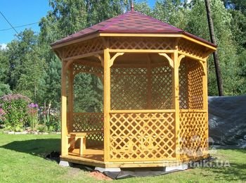 Строительство деревянных беседок