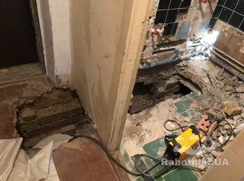 Восстановить перекрытие между первым этажом и подвалом