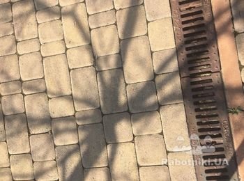 Укладка тротуарной плитки Старый город