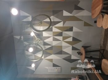 Покраска стены 3D 30м2