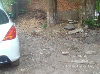 Убрать мусор и землю с участка, размер на фото, с вывозом