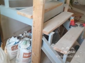Обшивка металокаркаса дубом