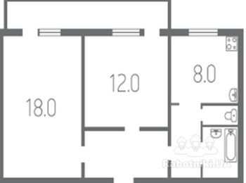 Ремонт 2к квартиры 49 м.кв (панельный дом серии 96)