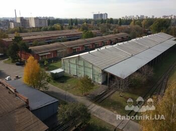 Ремонт и покраска фасада промышленных складов