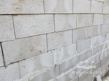 Штукатурка стены цементно-пещаная