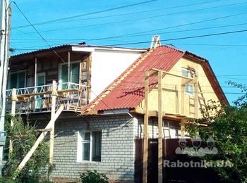 ЗАМЕНА КОНЬКА НА ЧАСТНОМ ДОМЕ