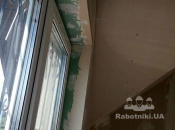 Шпаклевка ГК стеныпод обои+потолокможно с покраской