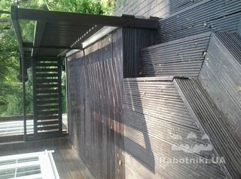 Ремонт террасы, замена терраснойдоски.