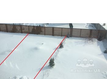 Строительство забора (деревянный)
