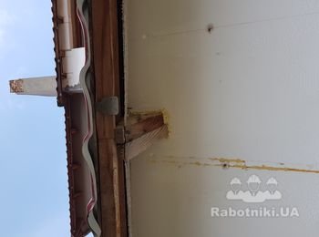 Ремонт дымохода и вентканалов, обшивка профнастилом.