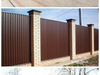 Нужны откатные ворота и забор из профнастила 160 метров .