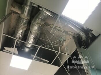 Восстановление потолка амстронг