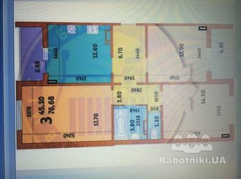 Закончить ремонт в трех комнатной квартире (новострой 80 м2)