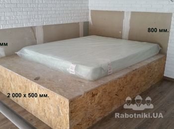 Необходимо оббить кровать тканью