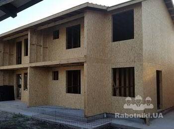Обшивка каркасника сайдингом