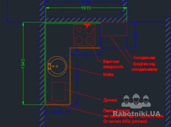 Проект и сборка кухни