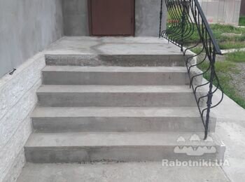 Укладка плитка на крыльце